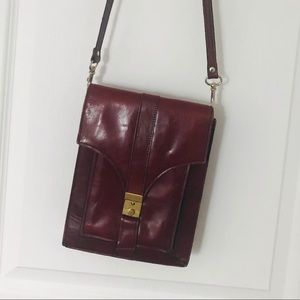 Vintage leather Crossbody bag